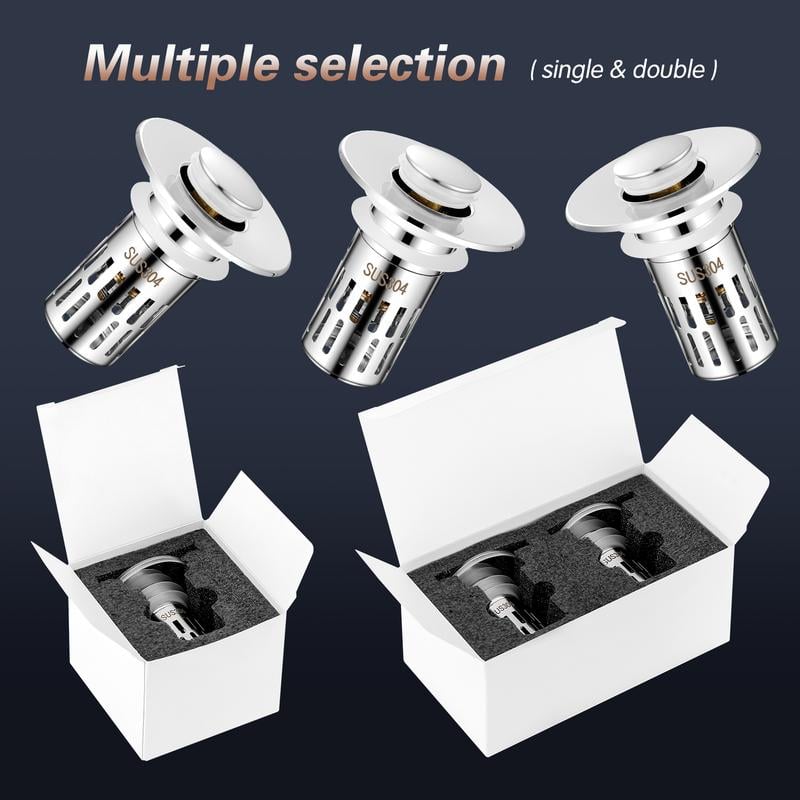 🏆Flash Sale⚡ 50K+ SOLD!🔥- Universal Stainless Steel Drain Strainer (BUY 2 GET 1 FREE)