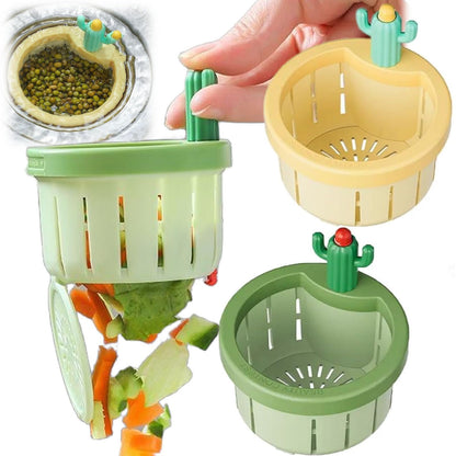 🏆Flash Sale⚡ 50K+ SOLD!🔥🍽️Cactus Kitchen Automatic Dumping Sink Filter(BUY 2 GET 1 FREE)