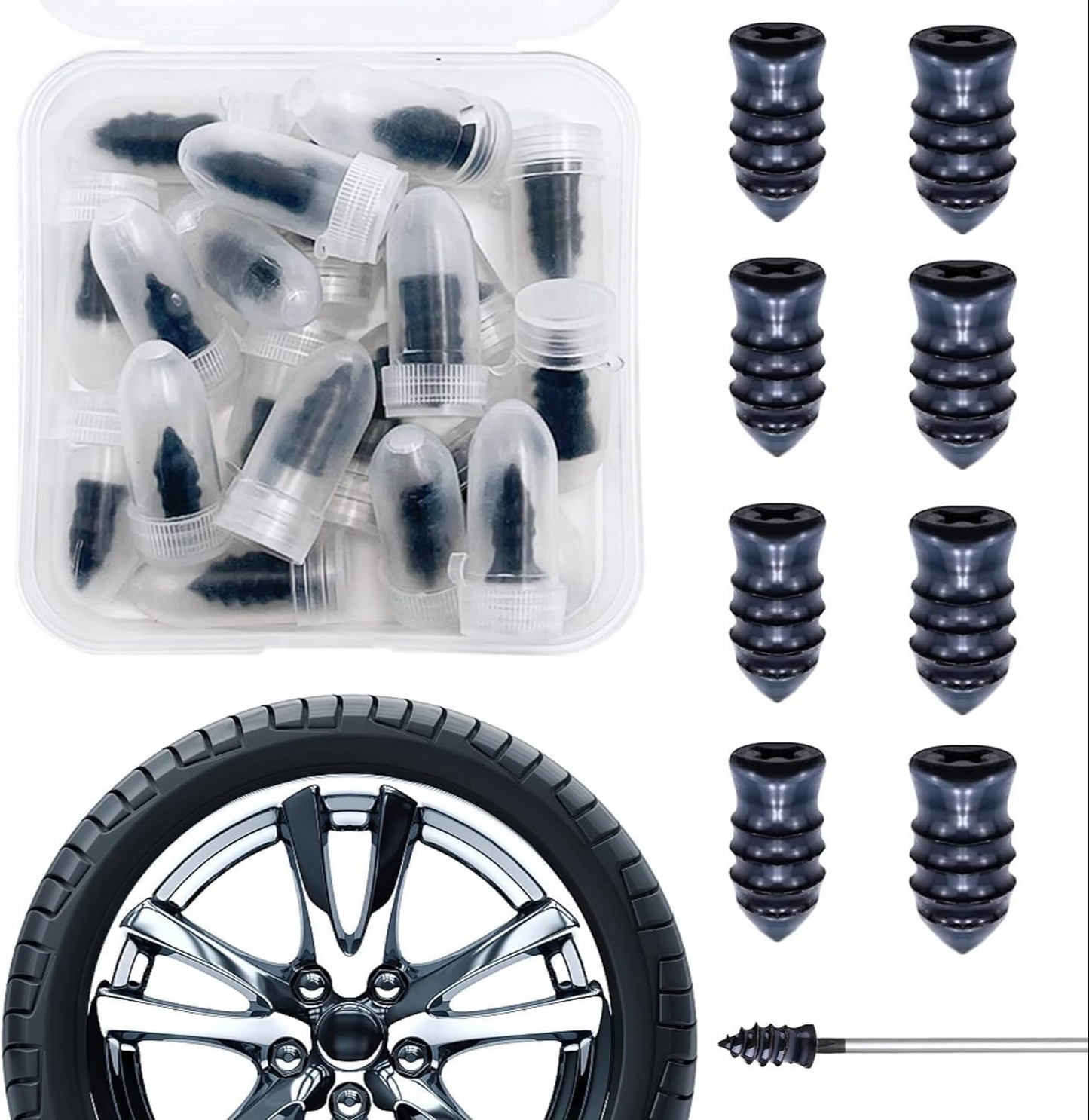 🏆New Year 49% OFF - ✨ Instant Tire Plug Repair Kit 🚚BUY MORE SAVE MORE