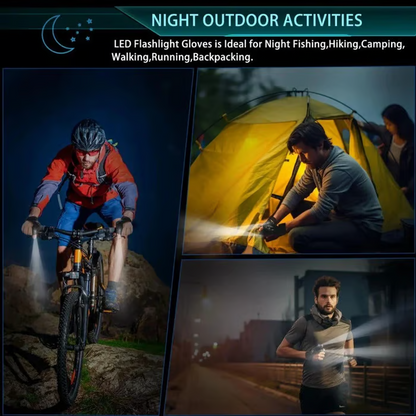 🎄Christmas Sales 49% OFF -🔥🔥Hands-Free LED Half Finger Gloves