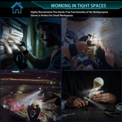 🎄Christmas Sales 49% OFF -🔥🔥Hands-Free LED Half Finger Gloves