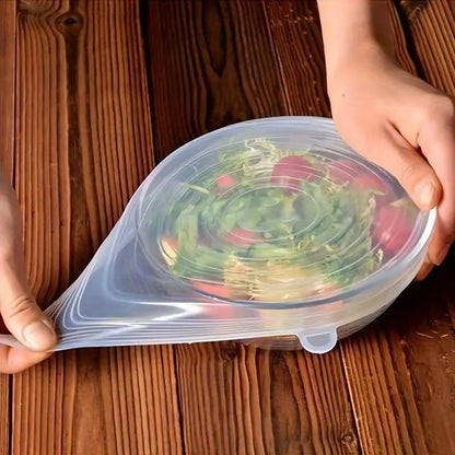 🍽️Silicone Cover Stretch Lids Reusable Airtight Food Wrap Covers