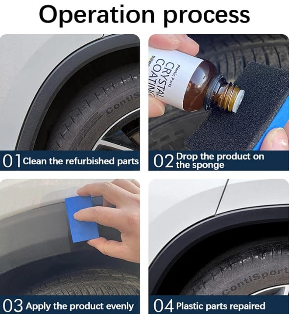 🏆Flash Sale⚡ 50K+ SOLD!🔥Crystal Coating Refurbish Agent With Sponge🚗(BUY 2 GET 1 FREE)