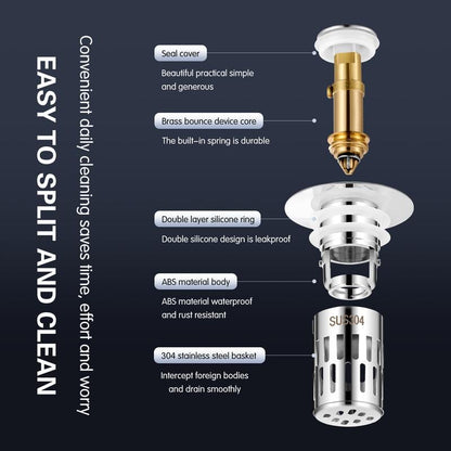 🏆Flash Sale⚡ 50K+ SOLD!🔥- Universal Stainless Steel Drain Strainer (BUY 2 GET 1 FREE)