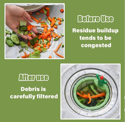 🏆Flash Sale⚡ 50K+ SOLD!🔥🍽️Cactus Kitchen Automatic Dumping Sink Filter(BUY 2 GET 1 FREE)