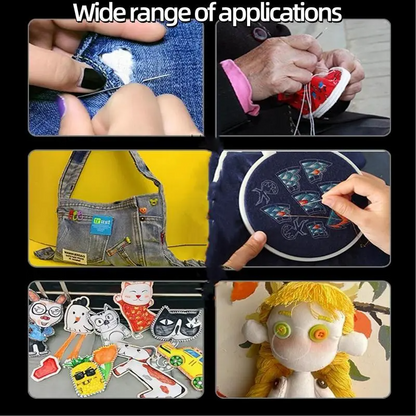 🏆New Year 49% OFF -🧵34PCS Big Eye Steel Needles Set -(🎁Buy 2 Get 1 Free)