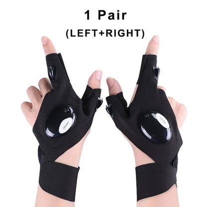 🎄Christmas Sales 49% OFF -🔥🔥Hands-Free LED Half Finger Gloves