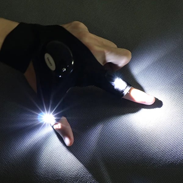 🎄Christmas Sales 49% OFF -🔥🔥Hands-Free LED Half Finger Gloves