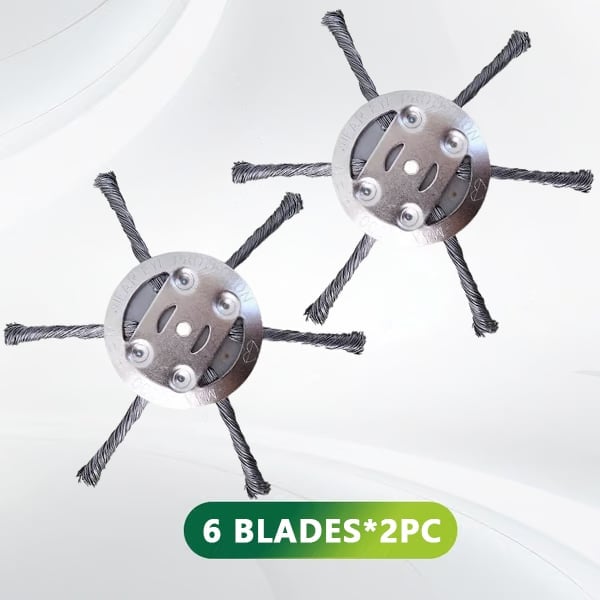 👨‍🌾6 inch Steel Wire Brush Cutter Trimmer Head