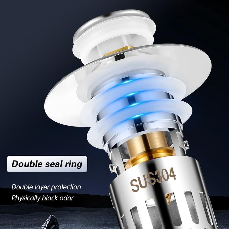 🏆Flash Sale⚡ 50K+ SOLD!🔥- Universal Stainless Steel Drain Strainer (BUY 2 GET 1 FREE)