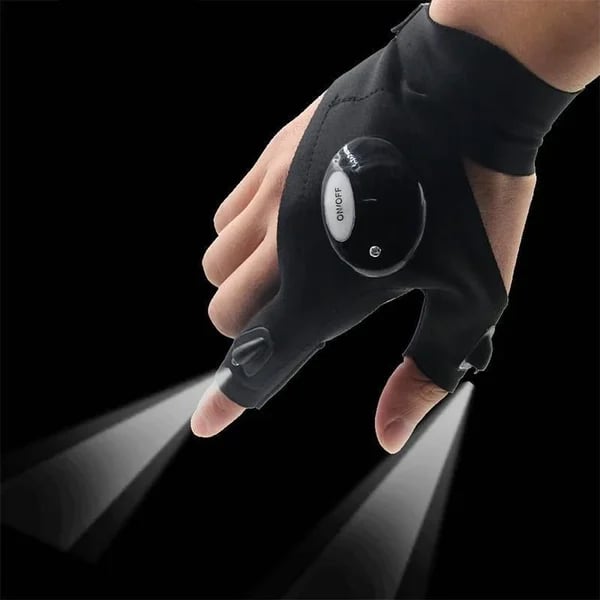 🎄Christmas Sales 49% OFF -🔥🔥Hands-Free LED Half Finger Gloves
