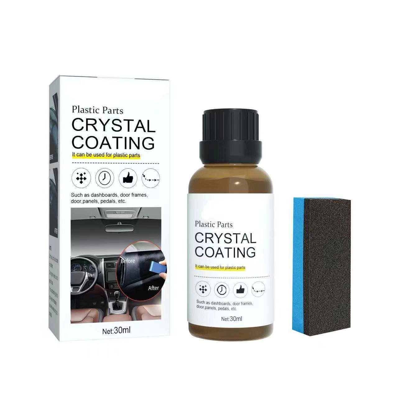 🏆Flash Sale⚡ 50K+ SOLD!🔥Crystal Coating Refurbish Agent With Sponge🚗(BUY 2 GET 1 FREE)